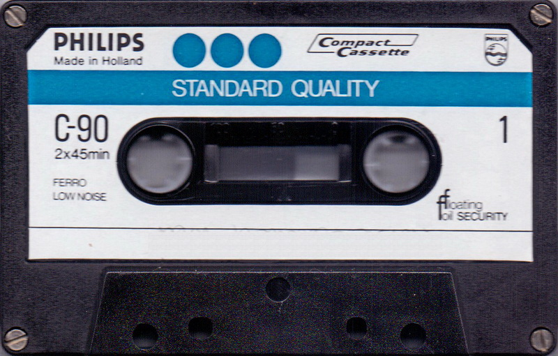 Compact Cassette Philips Standard Quality 90 Type I Normal 1975 Europe