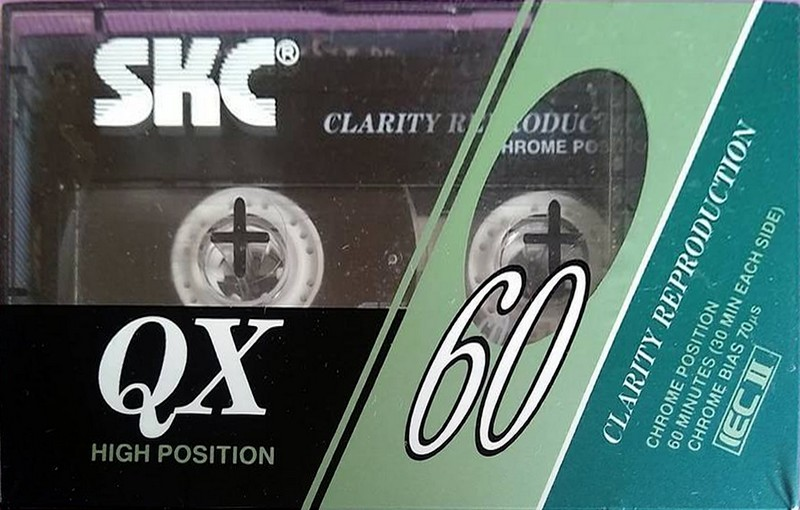 Compact Cassette SKC QX 60 Type II Chrome 1992 Worldwide