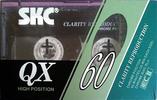 Compact Cassette SKC QX 60 Type II Chrome 1992 Worldwide