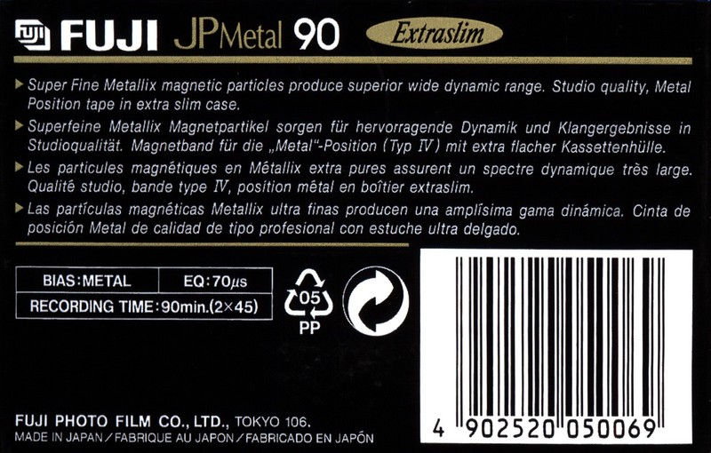 Compact Cassette: FUJI Fuji - JP Metal 90