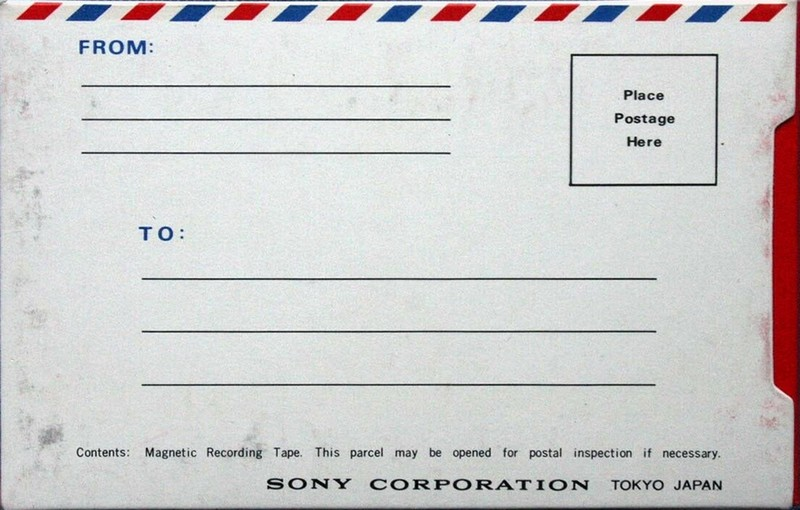 Compact Cassette: Sony  - Mail 60