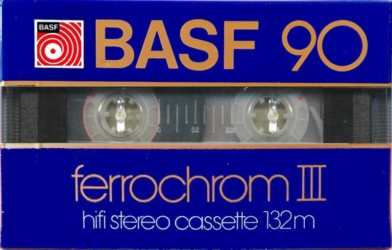 Compact Cassette BASF Ferrochrom 90 Type III Ferro Chrome 1982 Europe