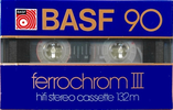 Compact Cassette BASF Ferrochrom 90 Type III Ferro Chrome 1982 Europe