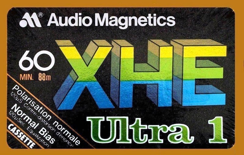 Compact Cassette Audio Magnetics XHE Ultra 1 60 Type I Normal 1979 Canada