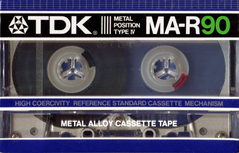 Compact Cassette TDK MA-R 90 Type IV Metal 1984 Japan