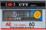 Compact Cassette CYY AE 60 Type I Normal China