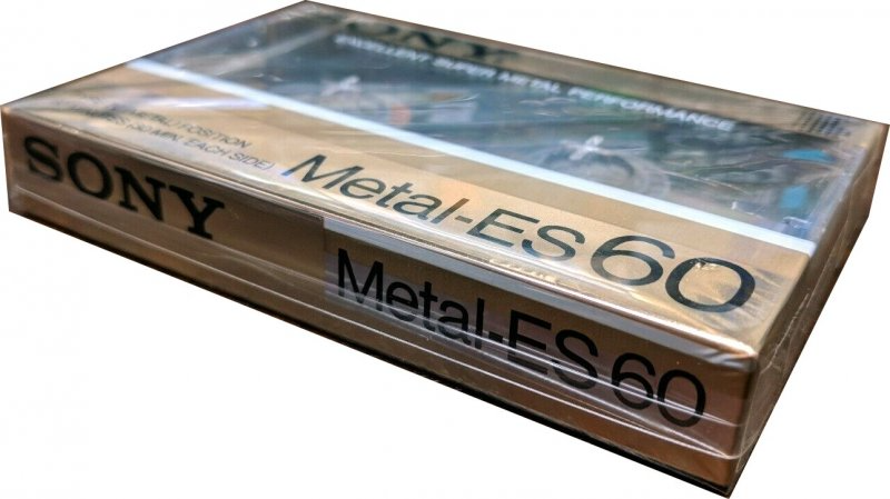 Compact Cassette Sony Metal-ES 60 Type IV Metal 1985 Japan