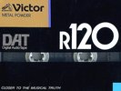 Digital Audio Tape Victor 120 "R120BK" Type IV Metal 1987 Japan