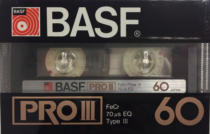 Compact Cassette: BASF  - Pro III 60