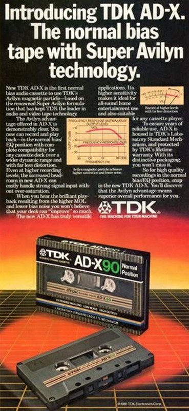 Compact Cassette: TDK  - AD-X 46