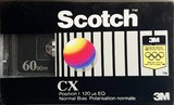 Compact Cassette Scotch CX 60 Type I Normal 1988 Europe, North America
