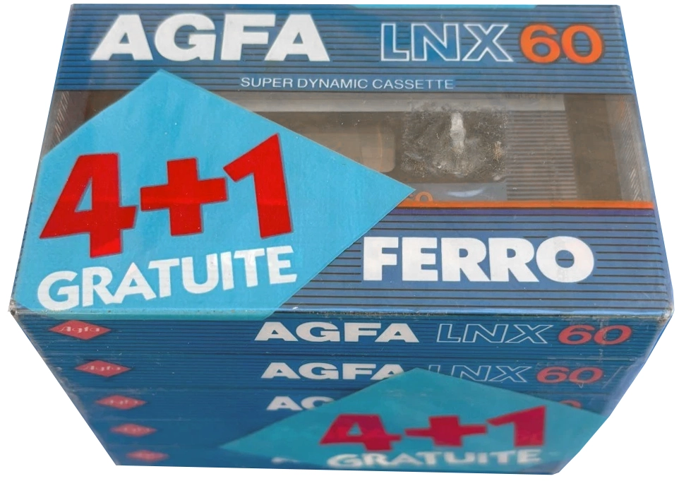5 pack AGFA LNX 60 Type I Normal 1985 France