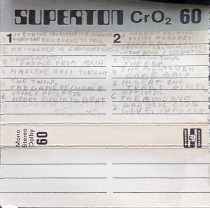 Compact Cassette Superton 60 Type II Chrome 1978 East Europe