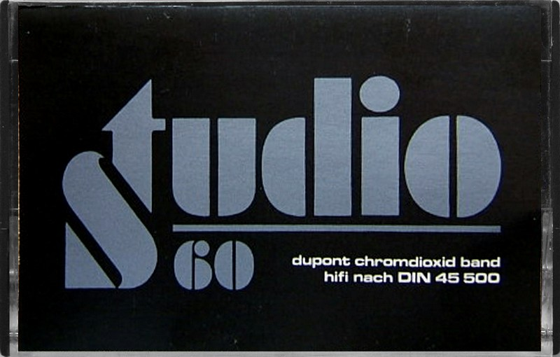 Compact Cassette Studio 60 Type II Chrome 1984 Germany