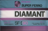 Compact Cassette Polimer Diamant SF-I 90 Type I Normal Hungary
