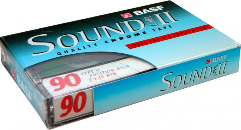 Compact Cassette BASF Sound 90 "Level II" Type II Chrome 1997 USA