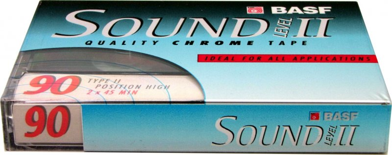 Compact Cassette: BASF  - Sound II 90