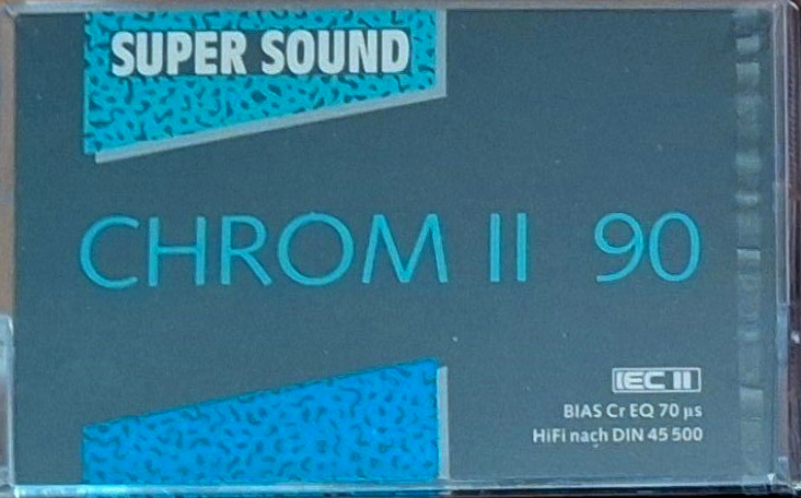 Compact Cassette Super Sound 90 Type II Chrome Germany