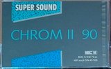 Compact Cassette Super Sound 90 Type II Chrome Germany