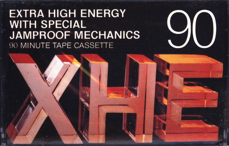 Compact Cassette Audio Magnetics XHE 90 Type I Normal 1972 USA