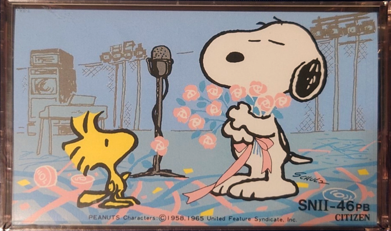 Compact Cassette Citizen Snoopy SN II 46 "SNII-46PB" Type I Normal 1985 Japan