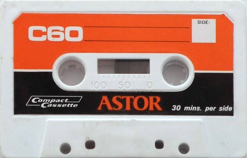 Compact Cassette Astor 60 Type I Normal 1976 Australia