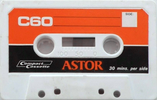 Compact Cassette Astor 60 Type I Normal 1976 Australia
