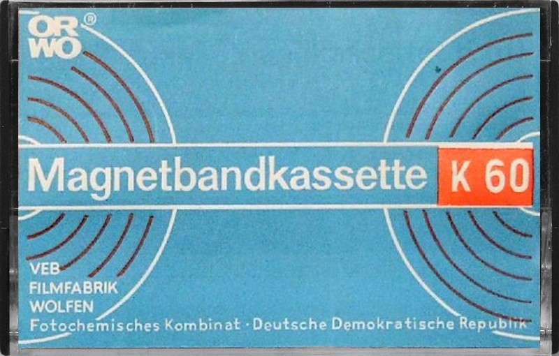 Compact Cassette ORWO 60 Type I Normal 1972 East Germany