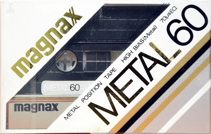 Compact Cassette Magnax Metal 60 Type IV Metal 1981 Japan