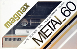 Compact Cassette Magnax Metal 60 Type IV Metal 1981 Japan