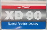 Compact Cassette femc / Forward XD 90 Type I Normal 1985 Taiwan
