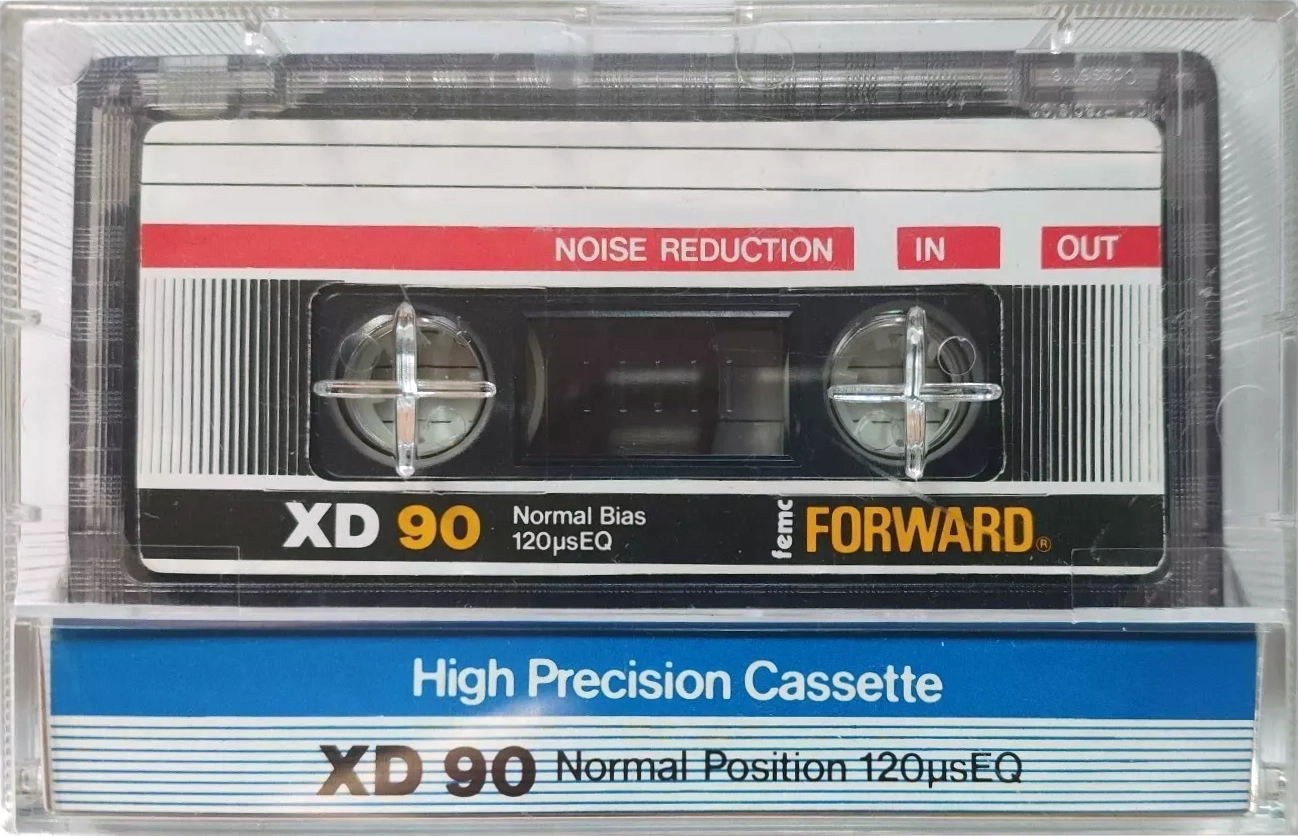 Compact Cassette Forward XD 90 Type I Normal 1985 Taiwan