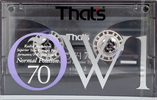Compact Cassette Thats OW-1 70 Type I Normal 1990 Japan