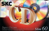 Compact Cassette SKC CD 60 Type II Chrome 2001 Worldwide