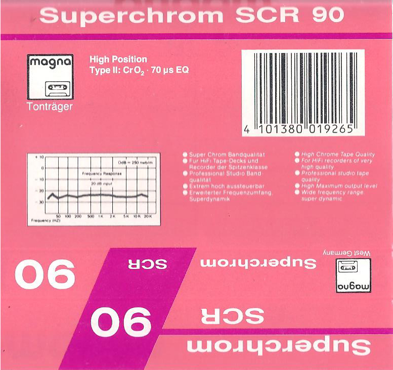 Compact Cassette: Magna  - SCR 90