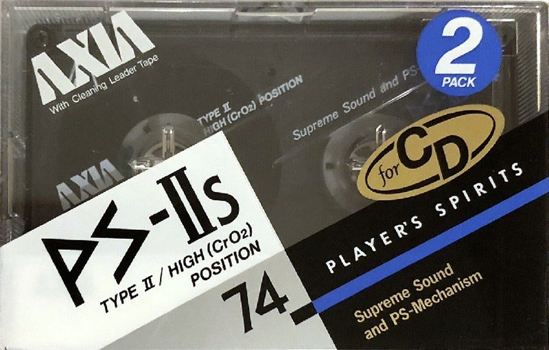 2 pack AXIA PS-IIs 74 "PS-IIs 74 2 N" Type II Chrome 1988 Japan