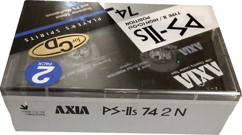 2 pack AXIA PS-IIs 74 "PS-IIs 74 2 N" Type II Chrome 1988 Japan