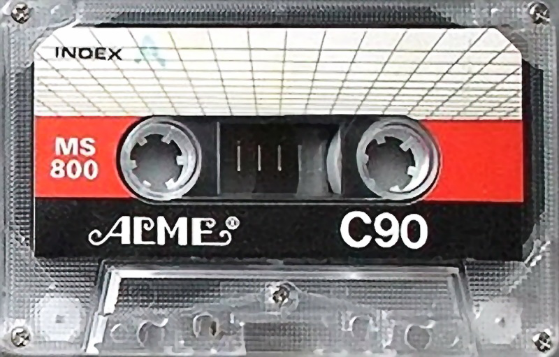 Compact Cassette Acme MS 800 90 Type I Normal 1984 Worldwide