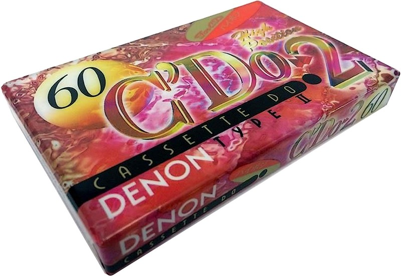 Compact Cassette Denon CDo 2 60 Type II Chrome 1995 Japan