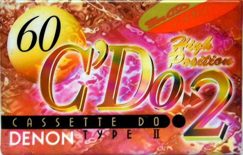 Compact Cassette Denon CDo 2 60 Type II Chrome 1995 Japan