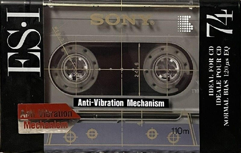 Compact Cassette Sony ES-I 74 Type I Normal 1991 North America