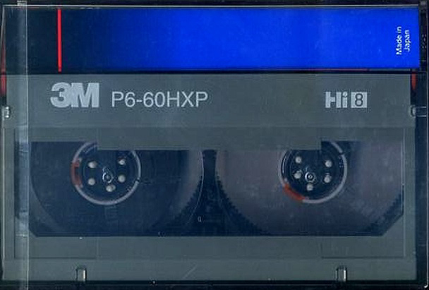 Video8, Hi8, Digital8 3M 60 "P6-60HXP" Type I Normal North America