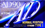 Compact Cassette TDK AD 90 "AD-90A" Type I Normal 1992 Japan