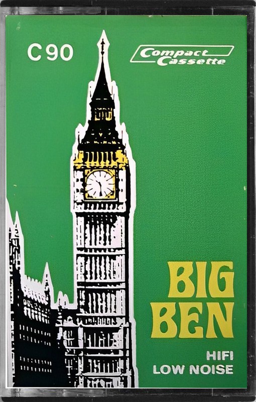 Compact Cassette Big Ben 90 Type I Normal 1978 Hong Kong