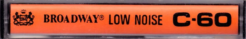 Compact Cassette Broadway 60 Type I Normal China