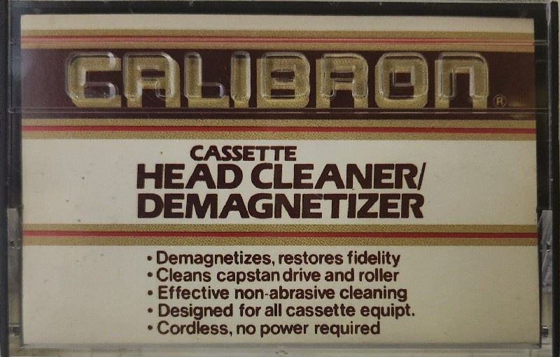 Compact Cassette Calibron Cleaning Cassette USA
