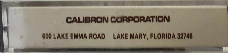 Compact Cassette Calibron Cleaning Cassette USA