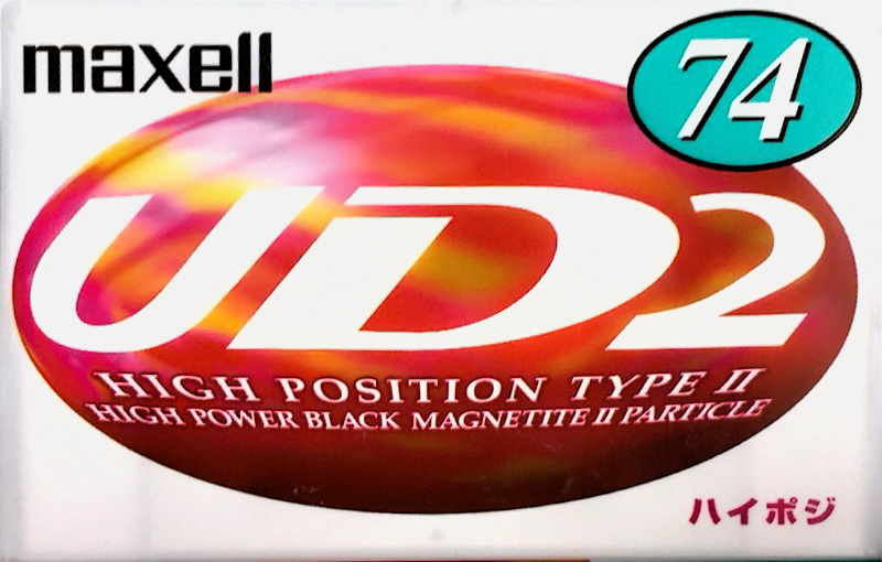 Compact Cassette Maxell UDII / UD2 74 "UD2-74L" Type II Chrome 1997 Japan