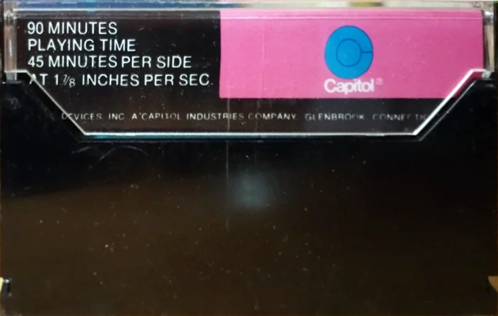 Compact Cassette Capitol 1 90 Type I Normal 1975 USA