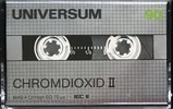 Compact Cassette Universum 90 Type II Chrome 1984 Europe